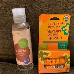 Lip Balm and Oil package